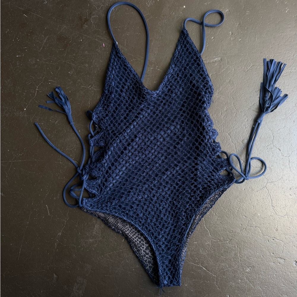 Acacia Crochet Florence One-Piece Swimsuit